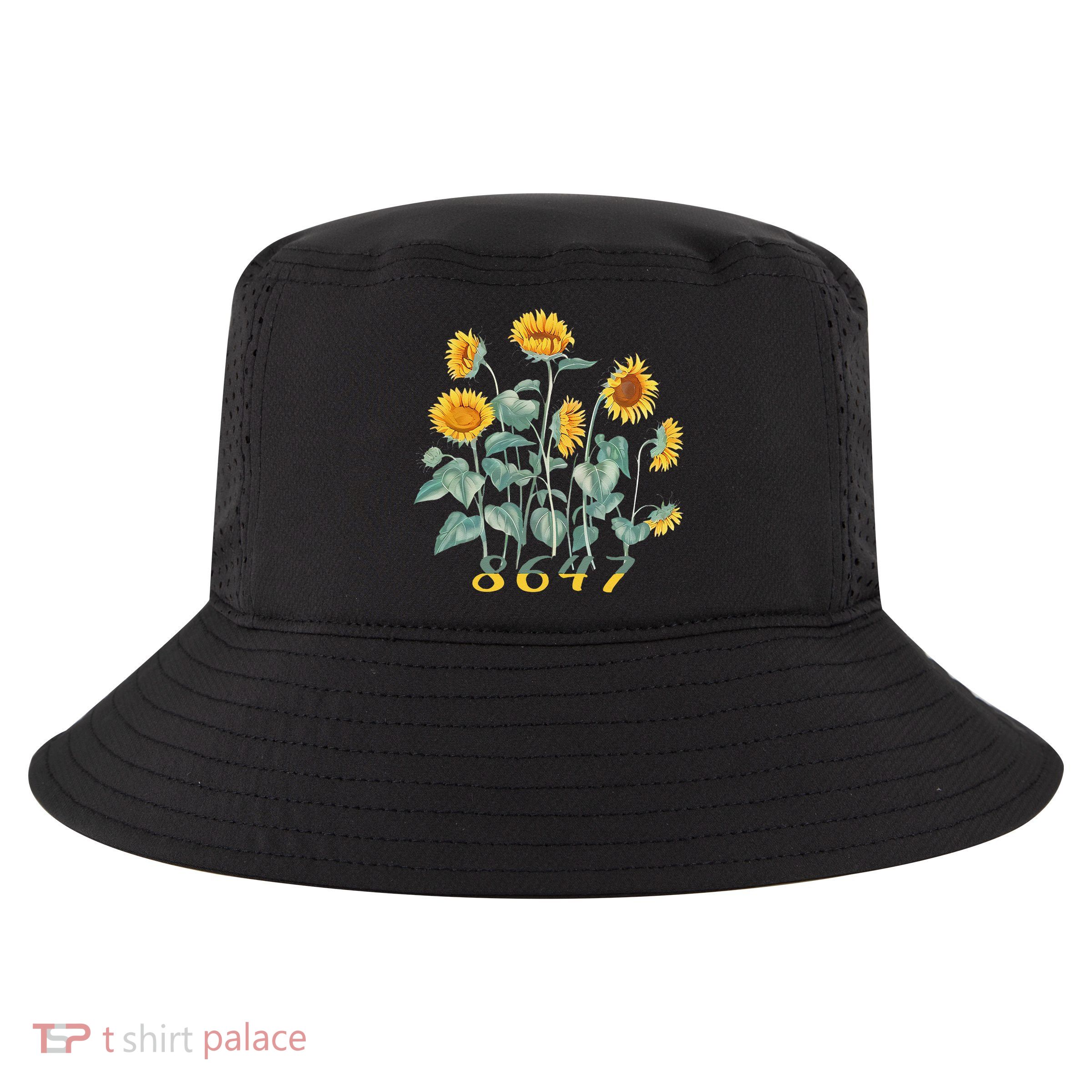 8647 Subtle Anti Trump 86 47 Sunflower Support Ukraine Cool Comfort Performance Bucket Hat