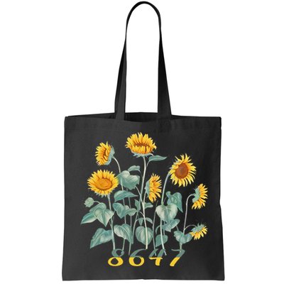 8647 Subtle Anti Trump 86 47 Sunflower Support Ukraine Bag