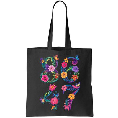 8647 Subtle Anti Trump 86 47 Floral Boho Style Bag