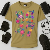 8647 Subtle Anti Trump 86 47 Floral Boho Style Cooling Performance Crew T-Shirt