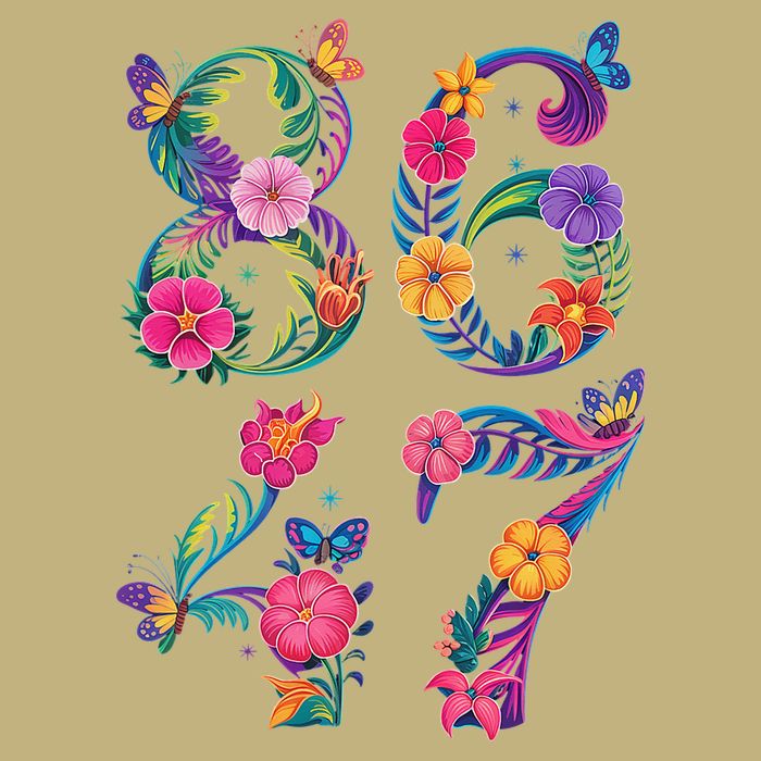 8647 Subtle Anti Trump 86 47 Floral Boho Style Cooling Performance Crew T-Shirt