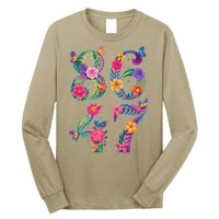 8647 Subtle Anti Trump 86 47 Floral Boho Style Long Sleeve Shirt
