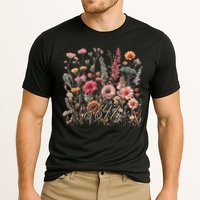 8647 Subtle Anti Trump 86 47 Floral Boho Style Cooling Performance Crew T-Shirt