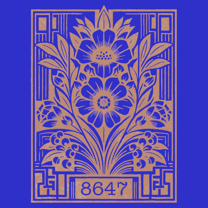 8647 Subtle Anti Trump Anti Maga 86 47 Floral Button