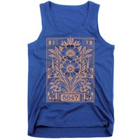 8647 Subtle Anti Trump Anti Maga 86 47 Floral Tank Top
