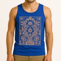 8647 Subtle Anti Trump Anti Maga 86 47 Floral Tank Top