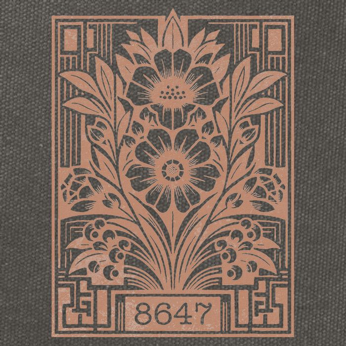 8647 Subtle Anti Trump Anti Maga 86 47 Floral Cotton Canvas Backpack