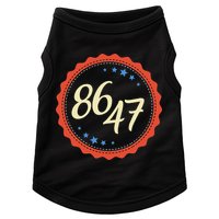 8647 Subtle Anti Funy 86 47 Retro Boho Style Doggie Tank