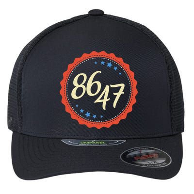 8647 Subtle Anti Funy 86 47 Retro Boho Style Flexfit Unipanel Trucker Cap