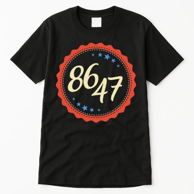 8647 Subtle Anti Funy 86 47 Retro Boho Style Tall T-Shirt