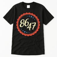 8647 Subtle Anti Funy 86 47 Retro Boho Style Tall T-Shirt