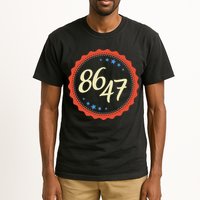 8647 Subtle Anti Funy 86 47 Retro Boho Style Tall T-Shirt