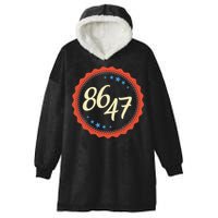 8647 Subtle Anti Funy 86 47 Retro Boho Style Hooded Wearable Blanket