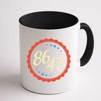 8647 Subtle Anti Funy 86 47 Retro Boho Style Mug