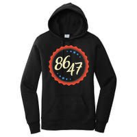 8647 Subtle Anti Funy 86 47 Retro Boho Style Women's Pullover Hoodie