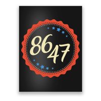 8647 Subtle Anti Funy 86 47 Retro Boho Style Poster