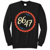 8647 Subtle Anti Funy 86 47 Retro Boho Style Tall Sweatshirt