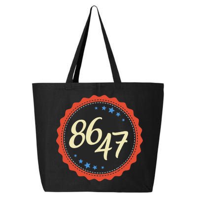8647 Subtle Anti Funy 86 47 Retro Boho Style 25L Jumbo Tote