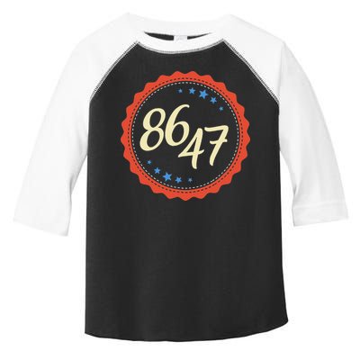 8647 Subtle Anti Funy 86 47 Retro Boho Style Toddler Fine Jersey T-Shirt