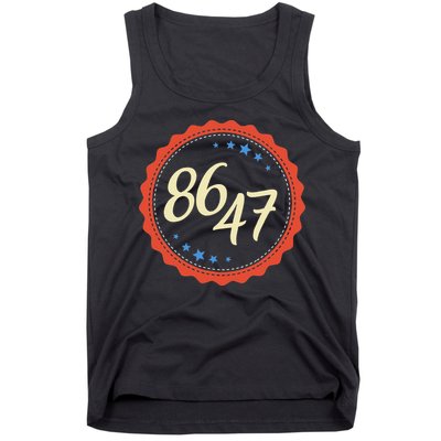 8647 Subtle Anti Funy 86 47 Retro Boho Style Tank Top