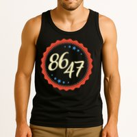 8647 Subtle Anti Funy 86 47 Retro Boho Style Tank Top