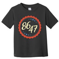 8647 Subtle Anti Funy 86 47 Retro Boho Style Toddler T-Shirt
