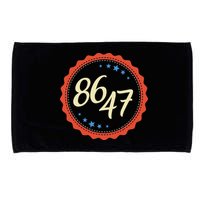 8647 Subtle Anti Funy 86 47 Retro Boho Style Microfiber Hand Towel