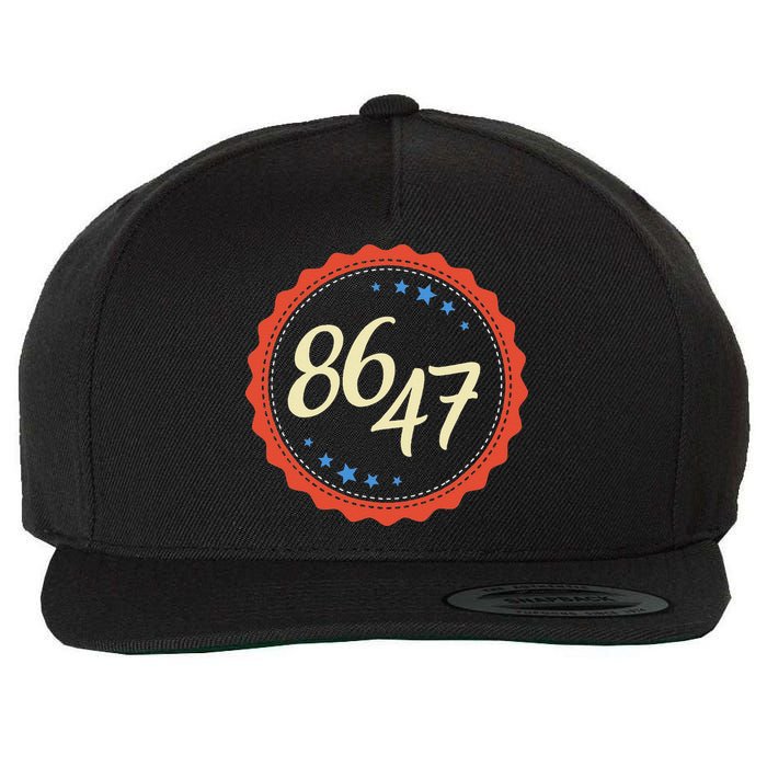 8647 Subtle Anti Funy 86 47 Retro Boho Style Wool Snapback Cap