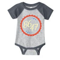 8647 Subtle Anti Funy 86 47 Retro Boho Style Infant Baby Jersey Bodysuit