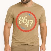8647 Subtle Anti Funy 86 47 Retro Boho Style Performance Shirt
