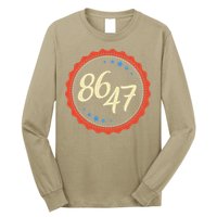 8647 Subtle Anti Funy 86 47 Retro Boho Style Long Sleeve Shirt