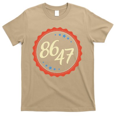 8647 Subtle Anti Funy 86 47 Retro Boho Style T-Shirt