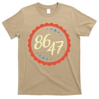 8647 Subtle Anti Funy 86 47 Retro Boho Style T-Shirt