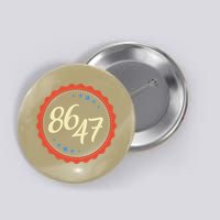 8647 Subtle Anti Funy 86 47 Retro Boho Style Button