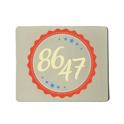 8647 Subtle Anti Funy 86 47 Retro Boho Style Mousepad