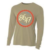 8647 Subtle Anti Funy 86 47 Retro Boho Style Cooling Performance Long Sleeve Crew