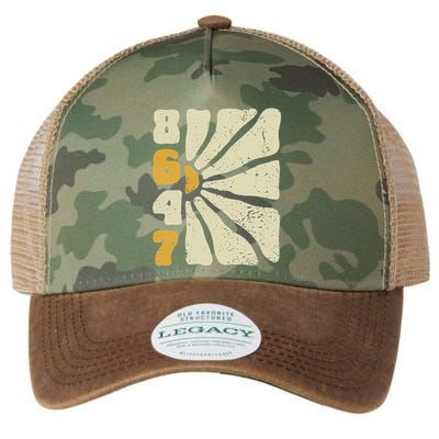 8647 Subtle Anti Trump 86 47 Floral Boho Style Legacy Tie Dye Trucker Hat
