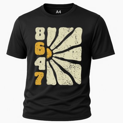 8647 Subtle Anti Trump 86 47 Floral Boho Style Performance Shirt