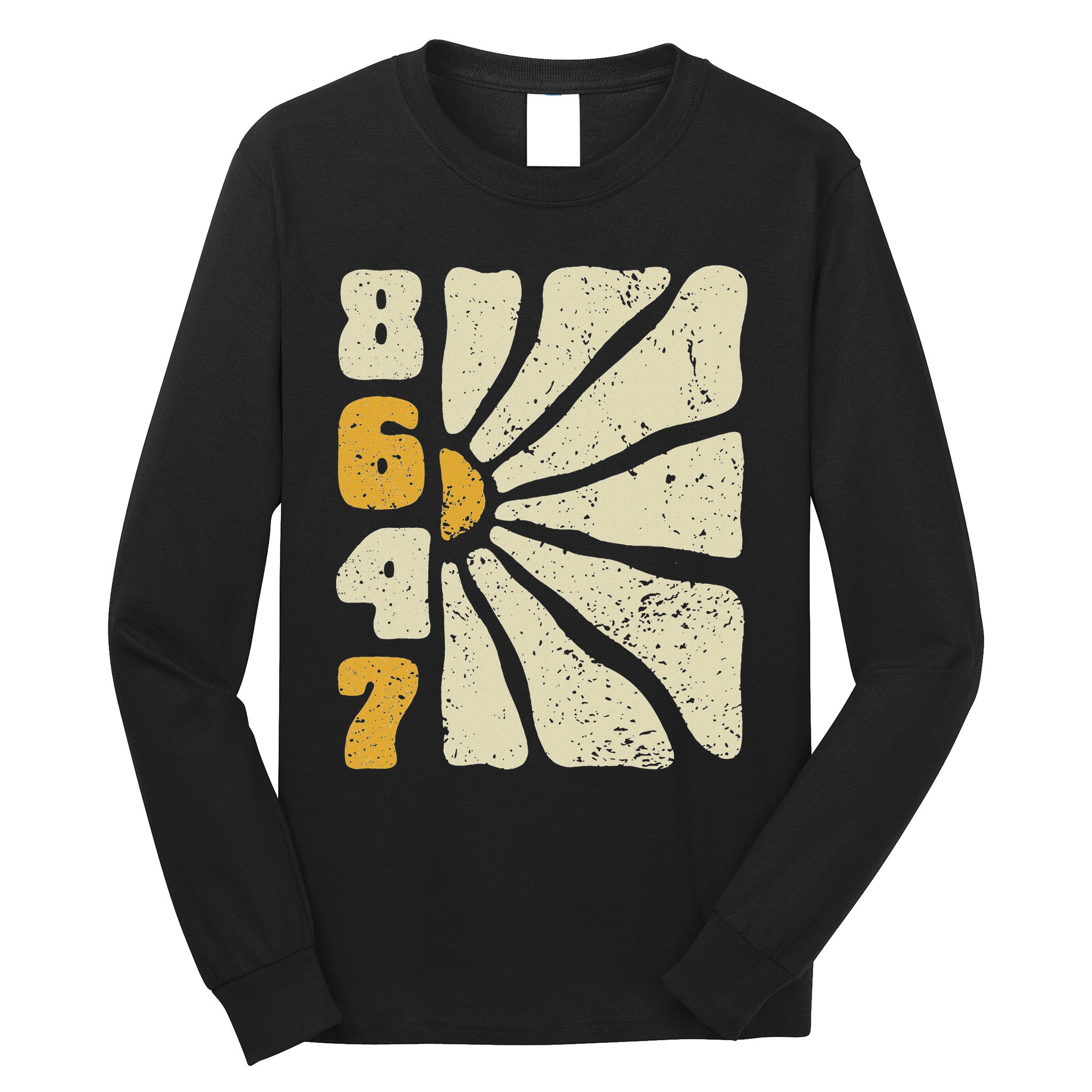 8647 Subtle Anti Trump 86 47 Floral Boho Style Long Sleeve Shirt