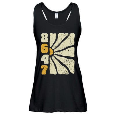 8647 Subtle Anti Trump 86 47 Floral Boho Style Ladies Essential Flowy Tank
