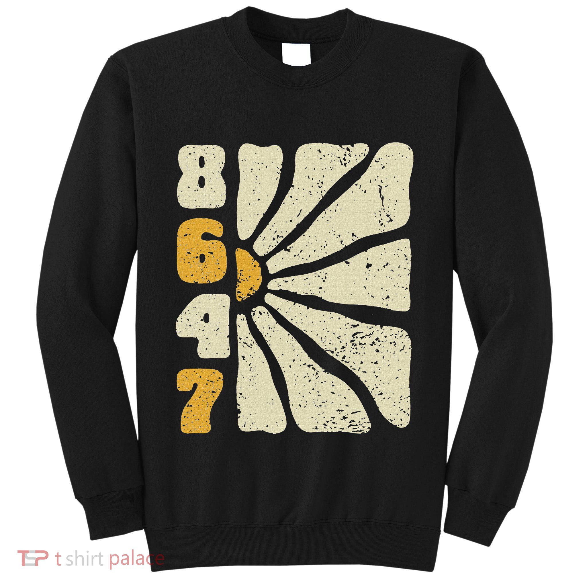 8647 Subtle Anti Trump 86 47 Floral Boho Style Tall Sweatshirt