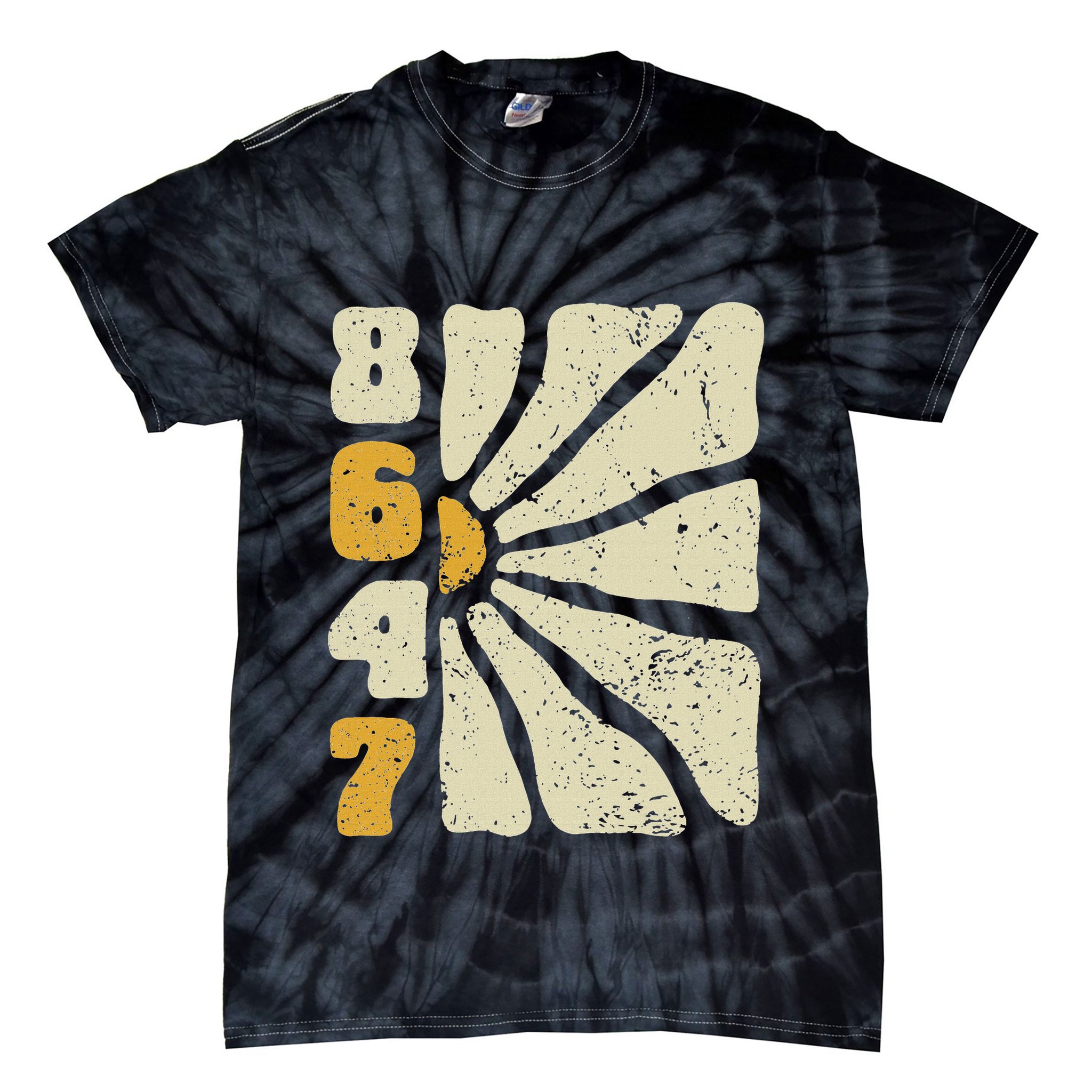 8647 Subtle Anti Trump 86 47 Floral Boho Style Tie-Dye T-Shirt
