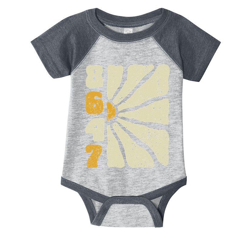 8647 Subtle Anti Trump 86 47 Floral Boho Style Infant Baby Jersey Bodysuit
