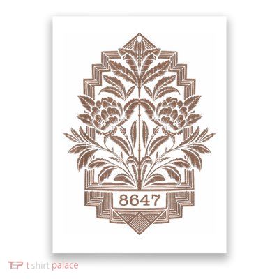 8647 Subtle Anti Trump 86 47 Floral Boho Style Poster