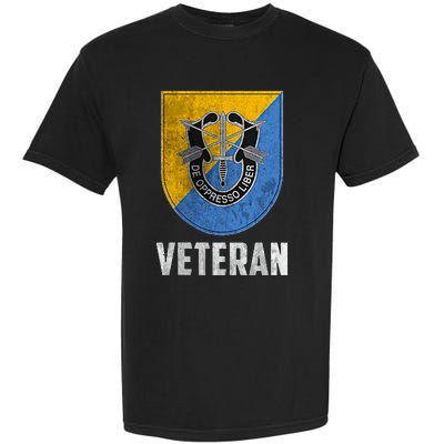 8th Special Forces Group Veteran Military Papa Xmas Garment-Dyed Heavyweight T-Shirt