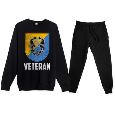 8th Special Forces Group Veteran Military Papa Xmas Premium Crewneck Sweatsuit Set