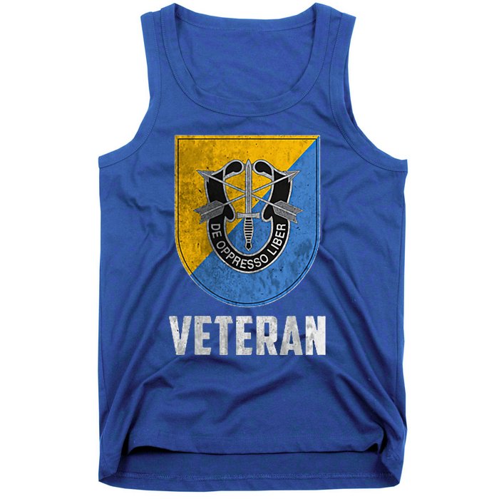 8th Special Forces Group Veteran Military Papa Xmas Tank Top