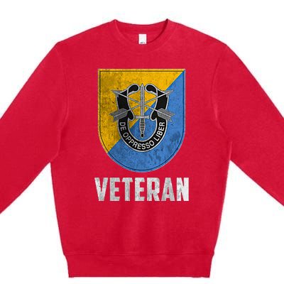 8th Special Forces Group Veteran Military Papa Xmas Premium Crewneck Sweatshirt