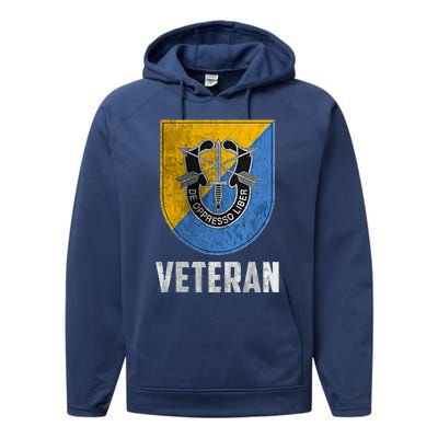 8th Special Forces Group Veteran Military Papa Xmas Performance Fleece Hoodie