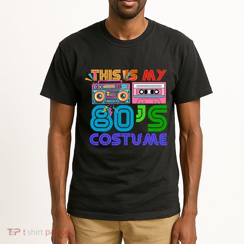 80s Styles Halloween 1980s This Is My 80s Costume Tall T-Shirt